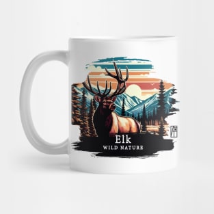 Elk - WILD NATURE - ELK -10 Mug